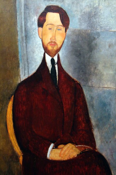 Leopold Zborowski door Amedeo Modigliani
